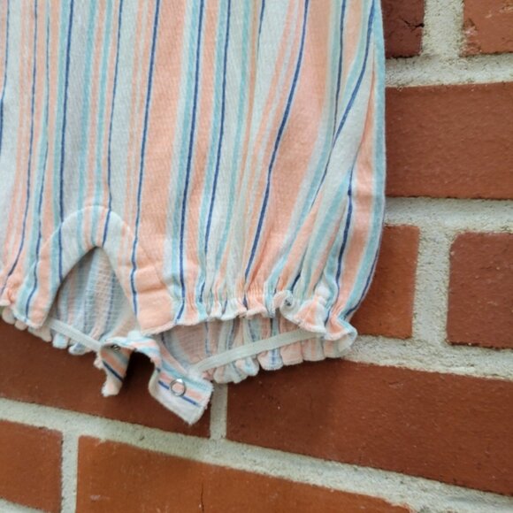 Just One You by Carters - Super Lightweight Striped Romper - Size 18 M - Picture 6 of 6